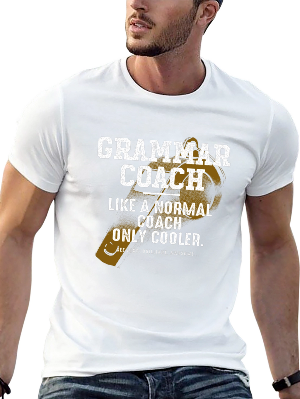 Grammar Coach T-Shirt - Cool Teacher Gift
