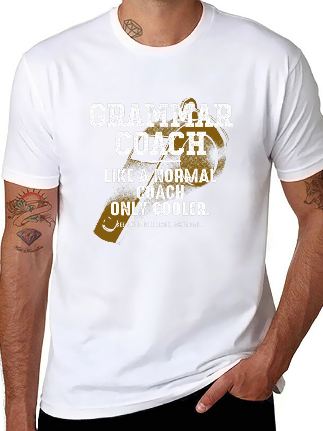 Grammar Coach T-Shirt - Cool Teacher Gift