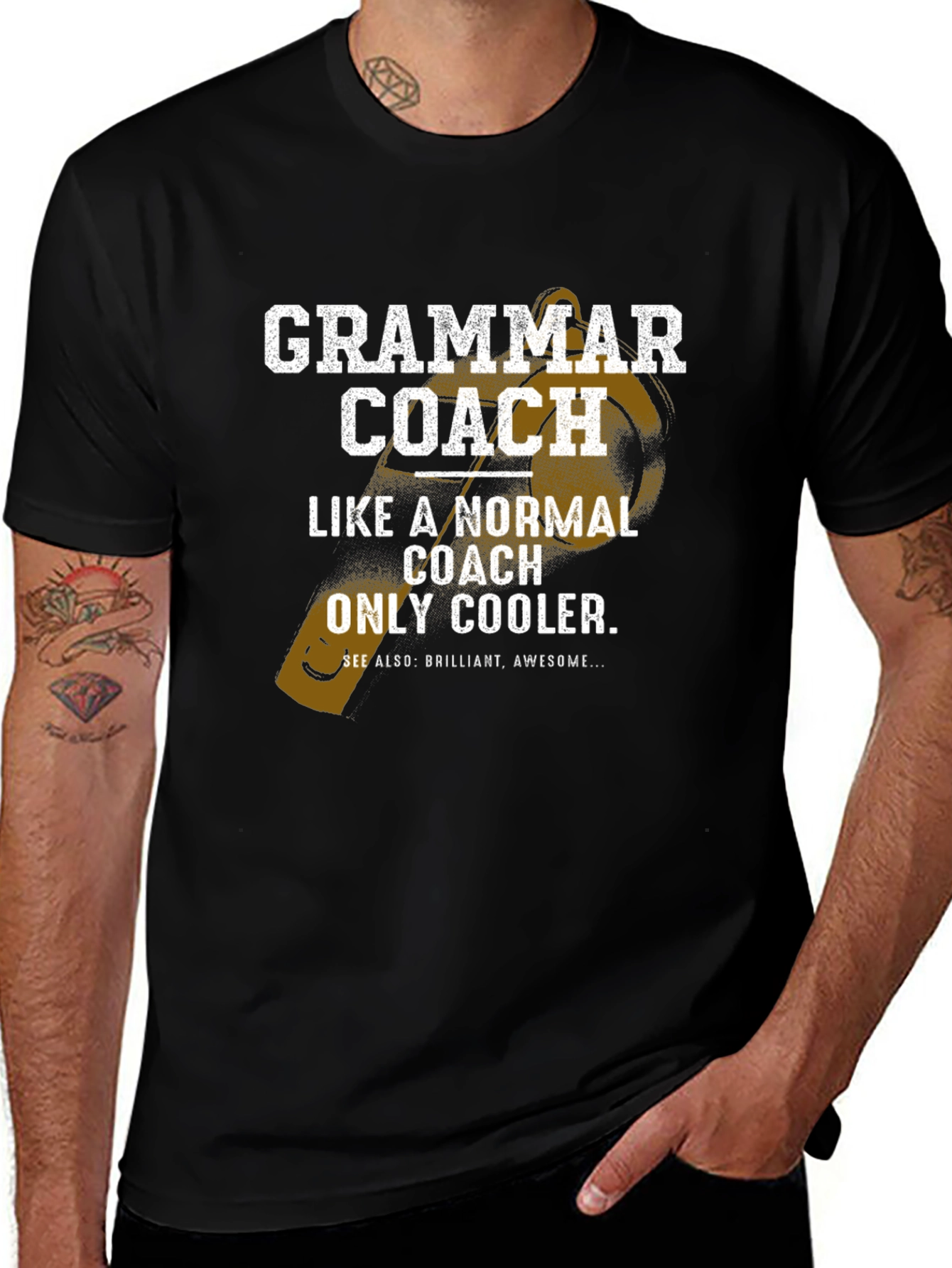 Grammar Coach T-Shirt - Cool Teacher Gift