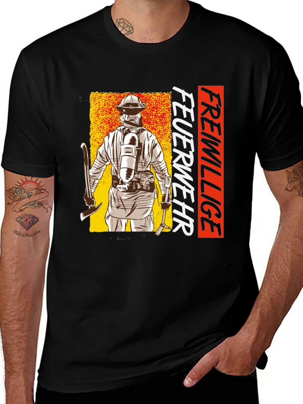 Firefighter T-Shirt - Freiwillige Feuerwehr Design