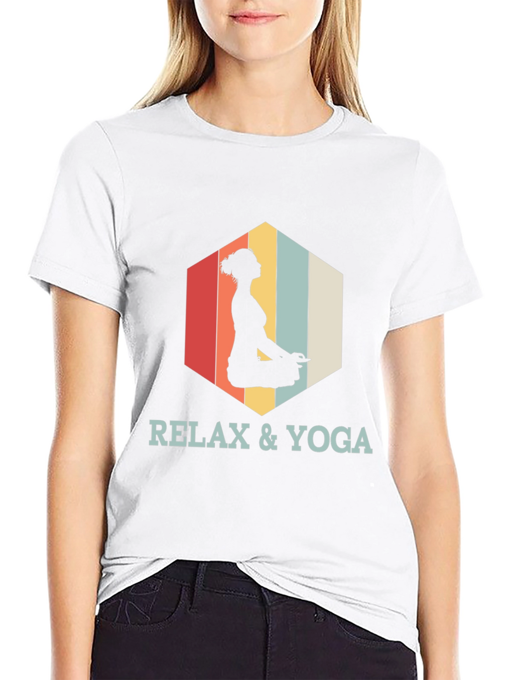 Relax & Yoga Graphic Tee - Meditation Shirt