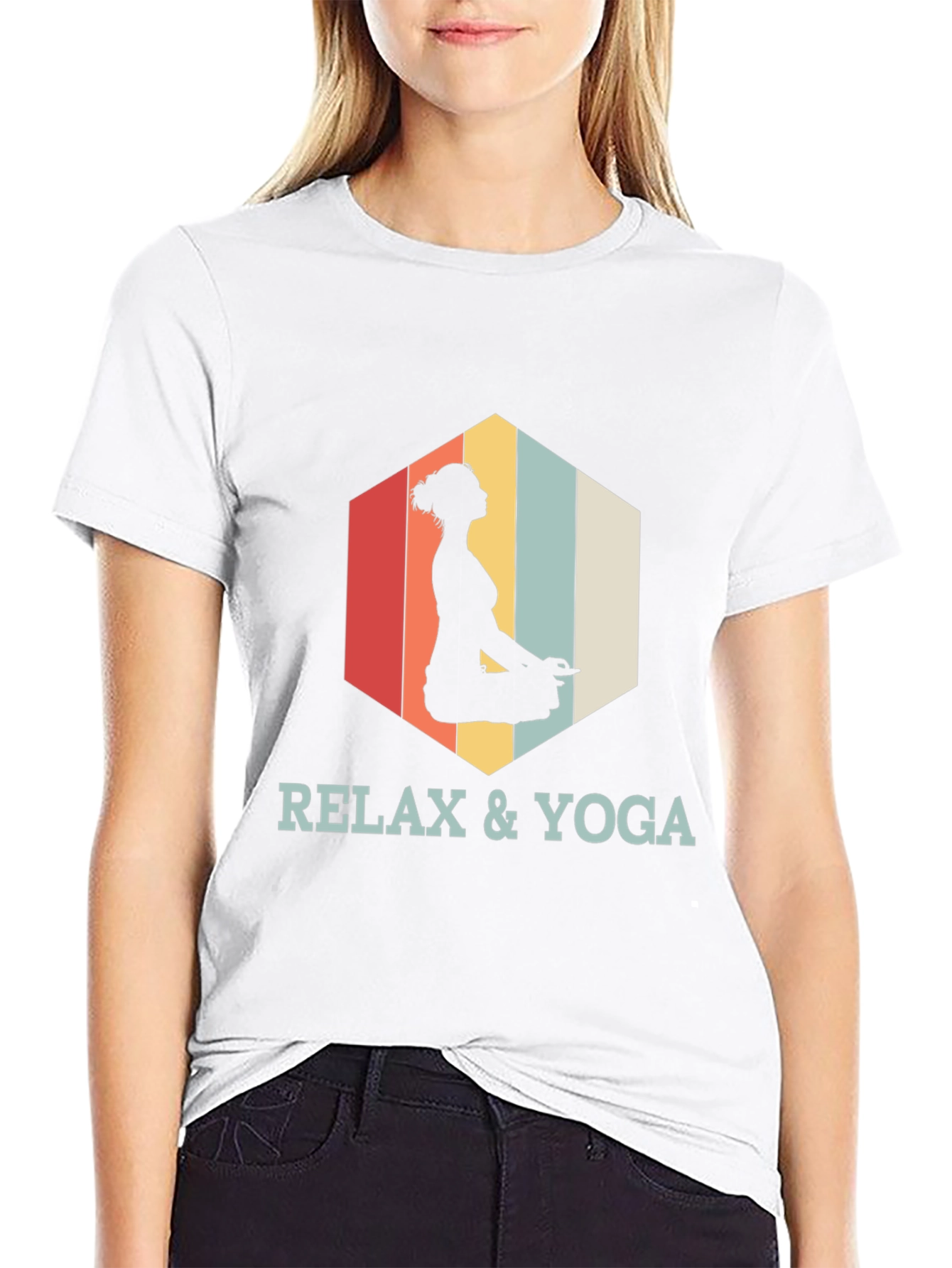 Relax & Yoga Graphic Tee - Meditation Shirt