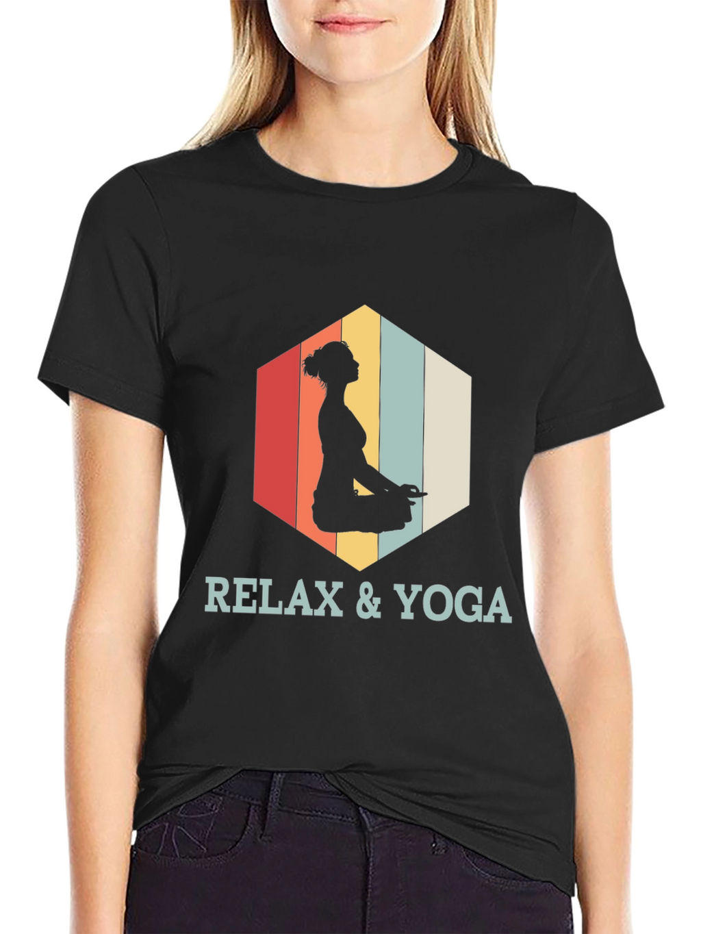 Relax & Yoga Graphic Tee - Meditation Shirt