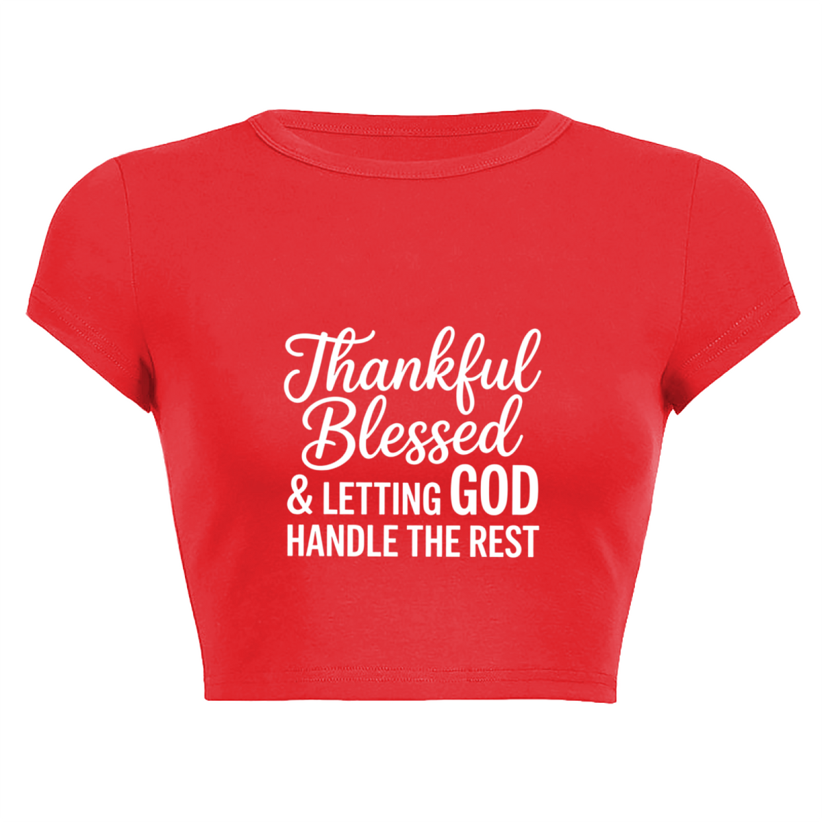 Not My Problem Sassy Casual Grey Crop Top