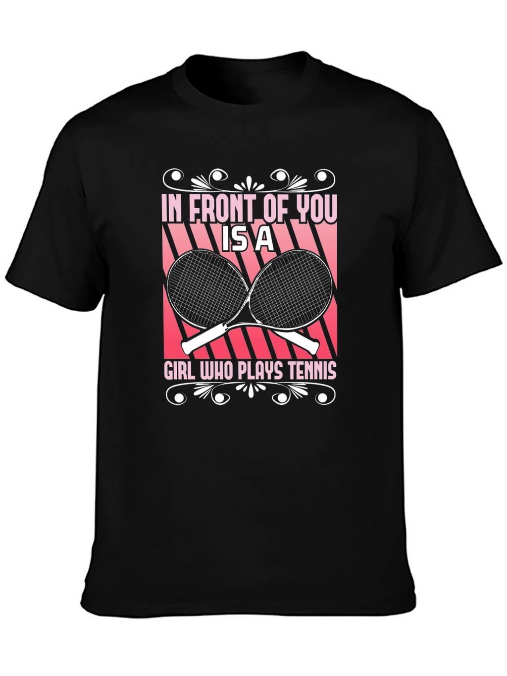 Tennis Girl Graphic T-Shirt