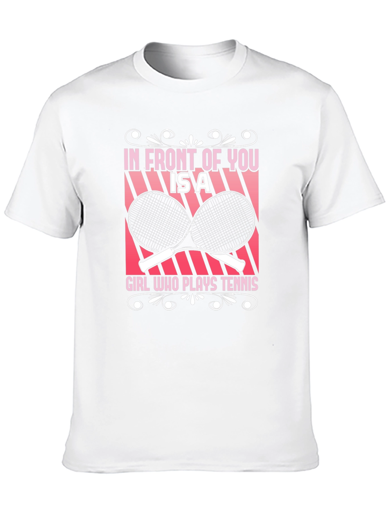 Tennis Girl Graphic T-Shirt