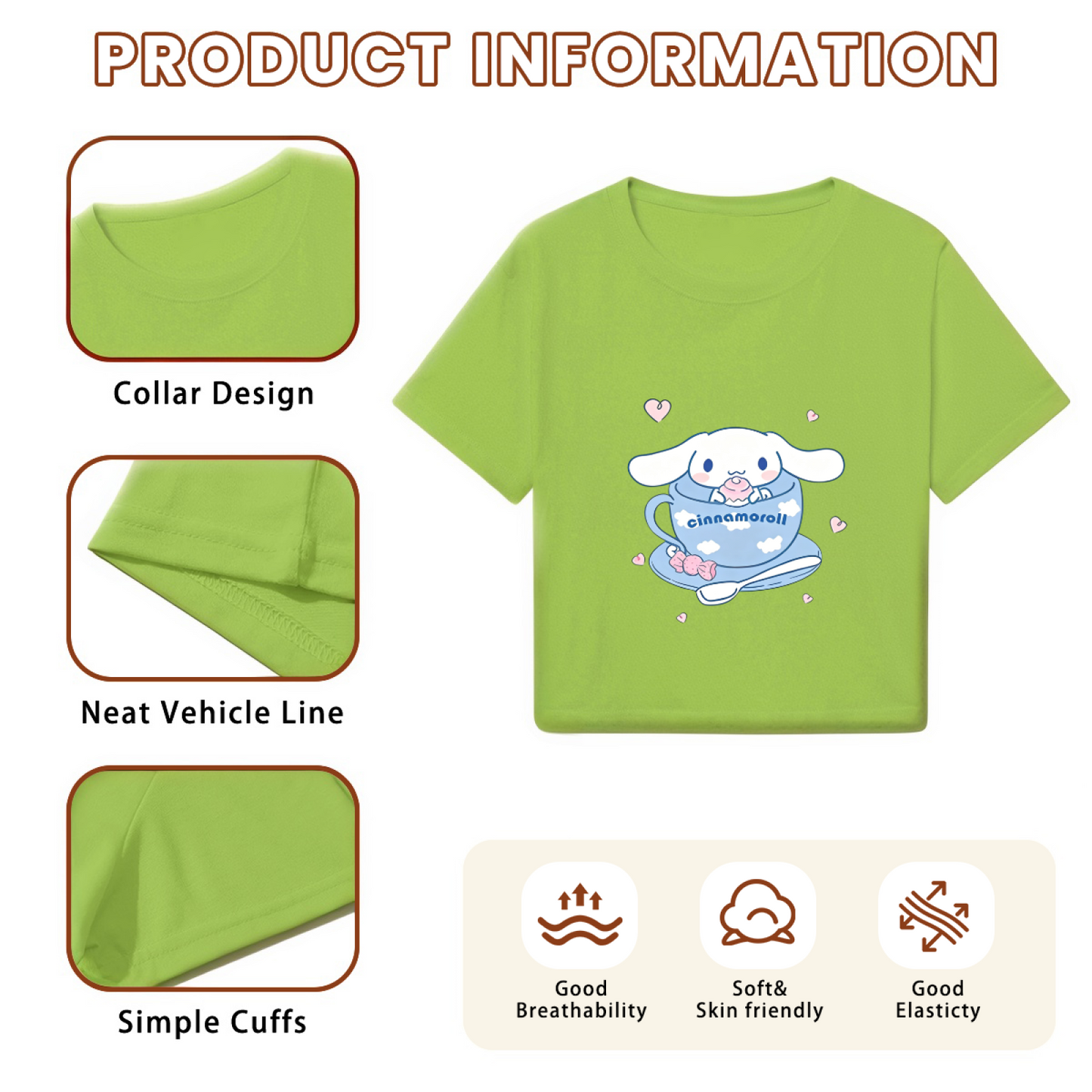Fitness Lifting Pochacco Pink Crop Top Funny Sanrio Character Cropped Tee