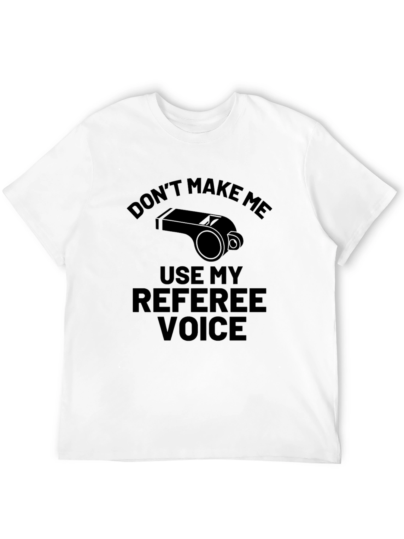 Referee Voice T-Shirt: Funny Sports Fan Tee