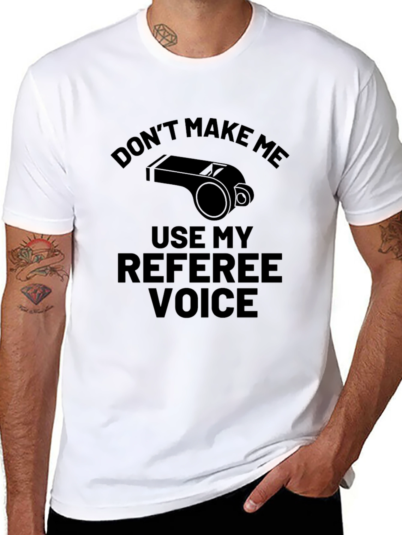 Referee Voice T-Shirt: Funny Sports Fan Tee