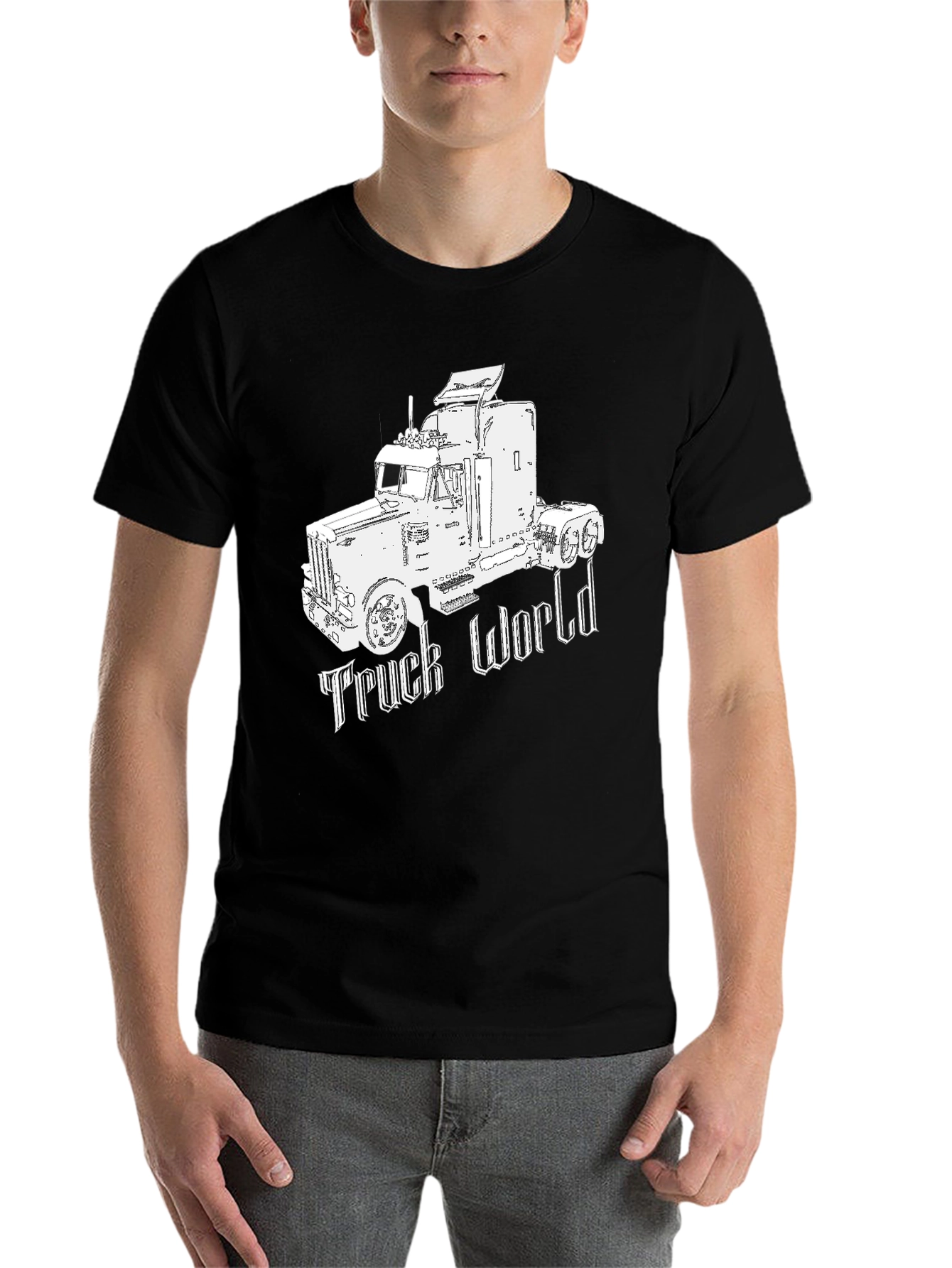 Truck World Black T-Shirt