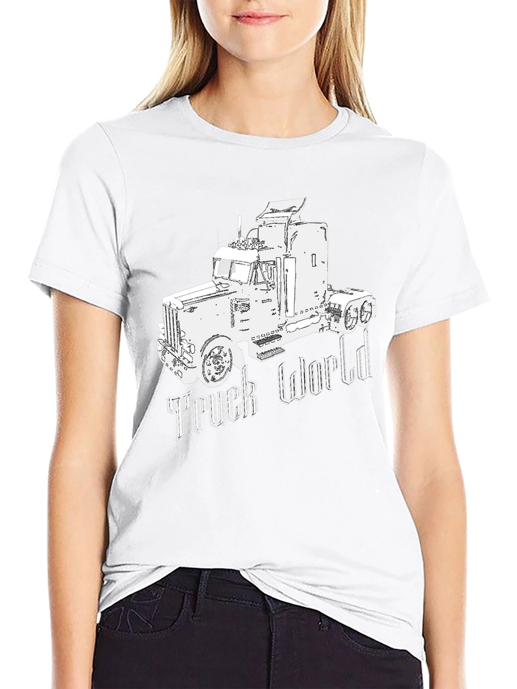 Truck World Black T-Shirt