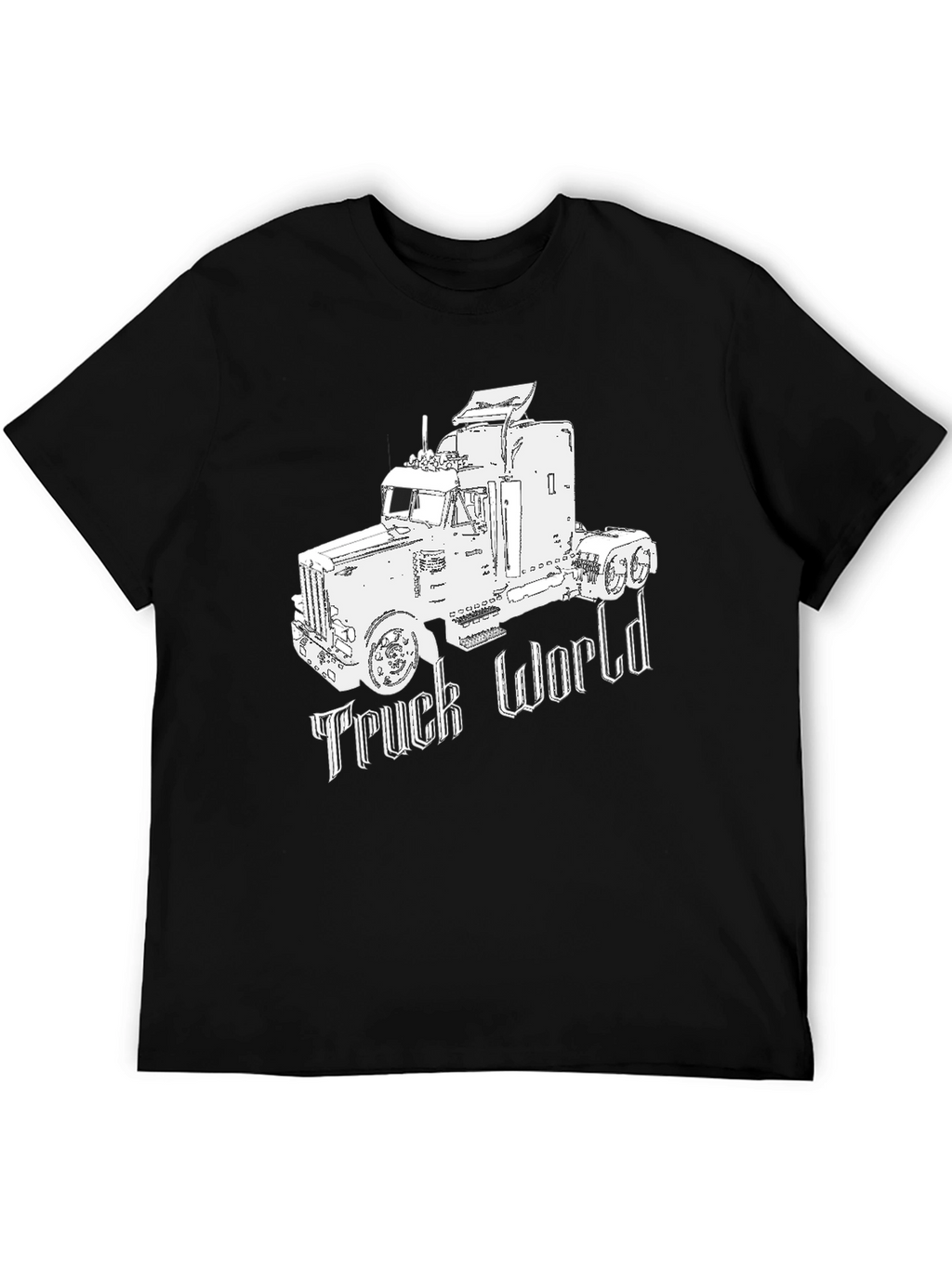 Truck World Black T-Shirt