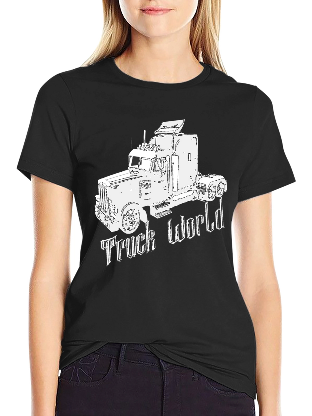 Truck World Black T-Shirt