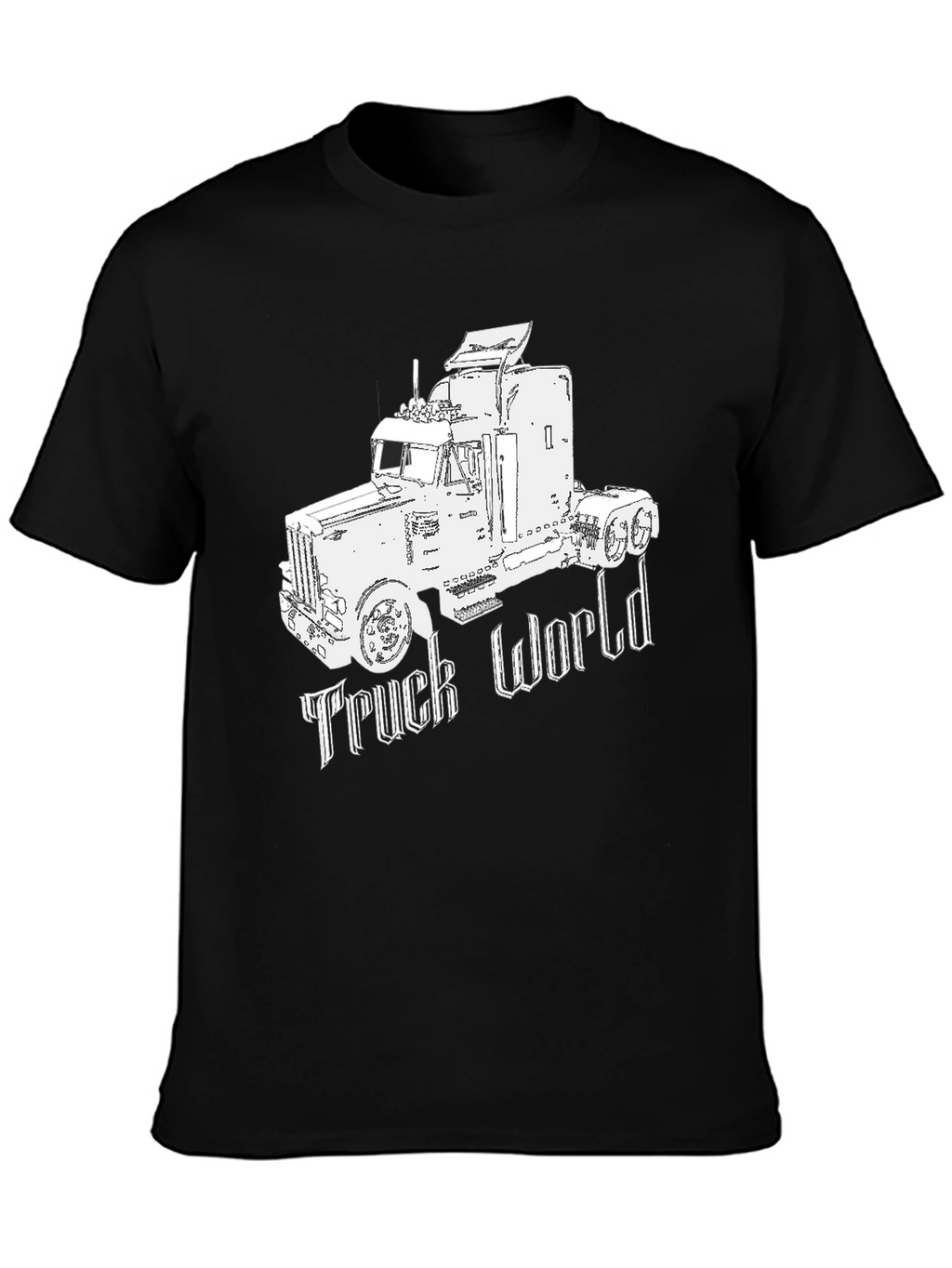 Truck World Black T-Shirt