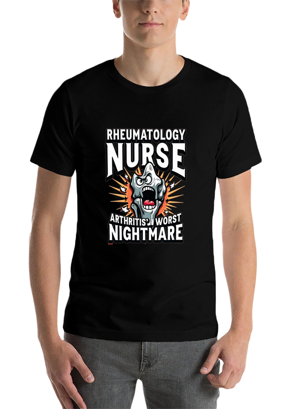 Rheumatology Nurse T-Shirt Arthritis Nightmare