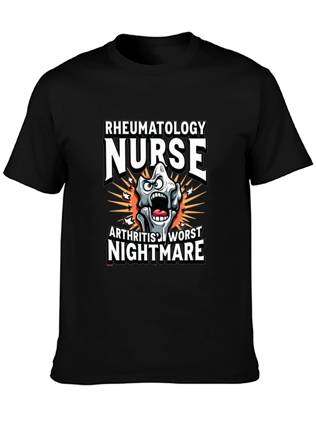 Rheumatology Nurse T-Shirt Arthritis Nightmare