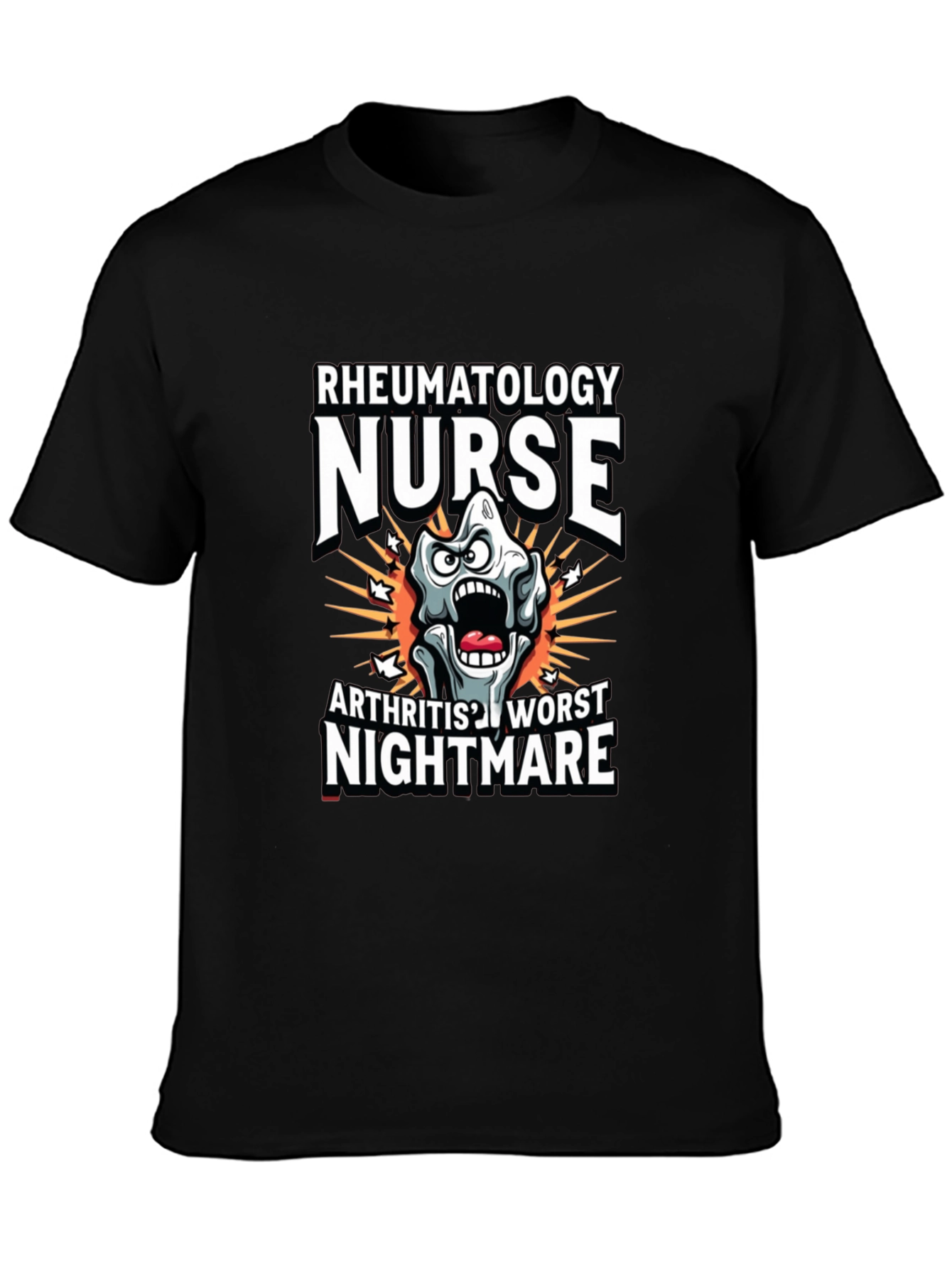 Rheumatology Nurse T-Shirt Arthritis Nightmare