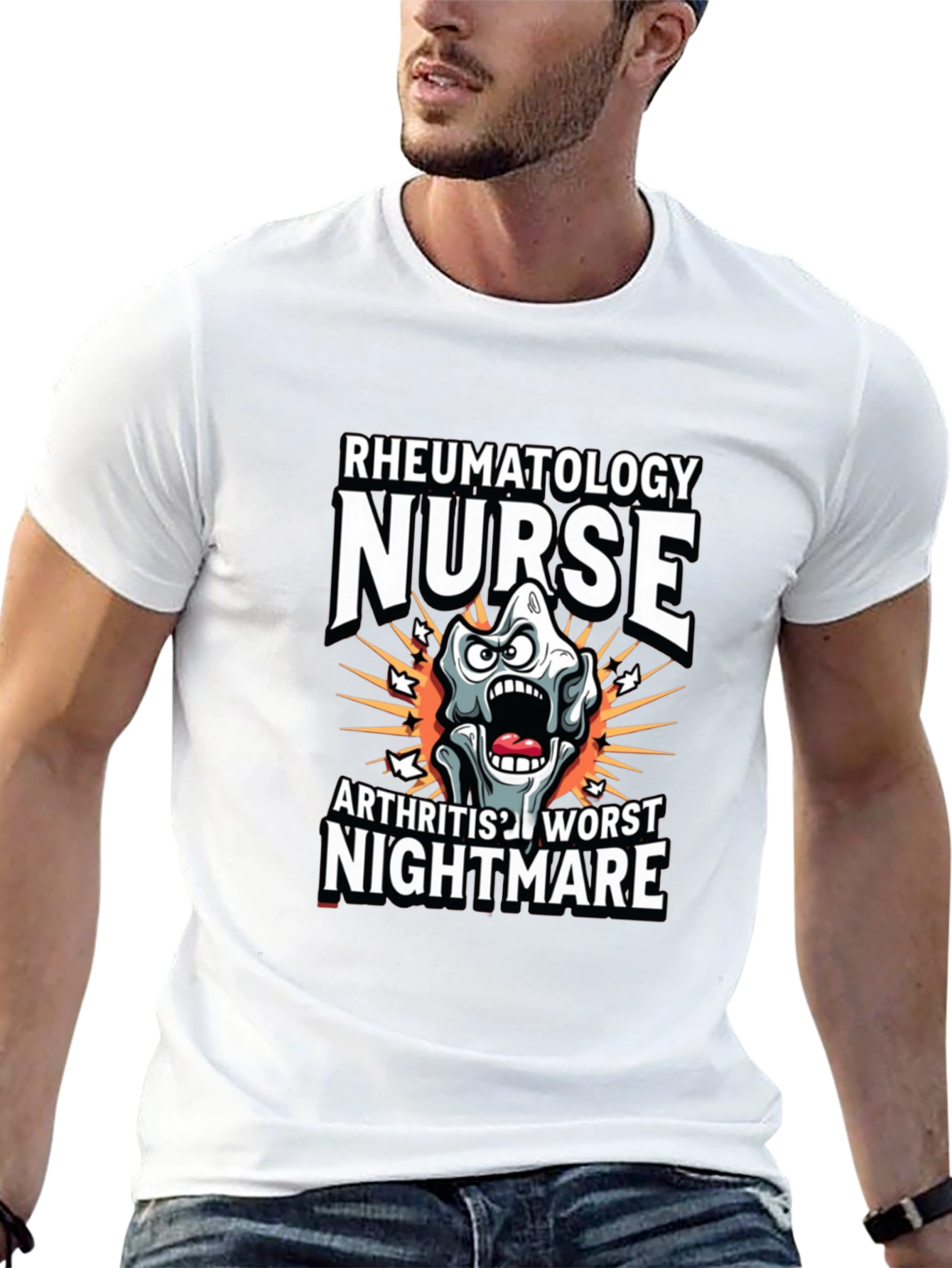 Rheumatology Nurse T-Shirt Arthritis Nightmare