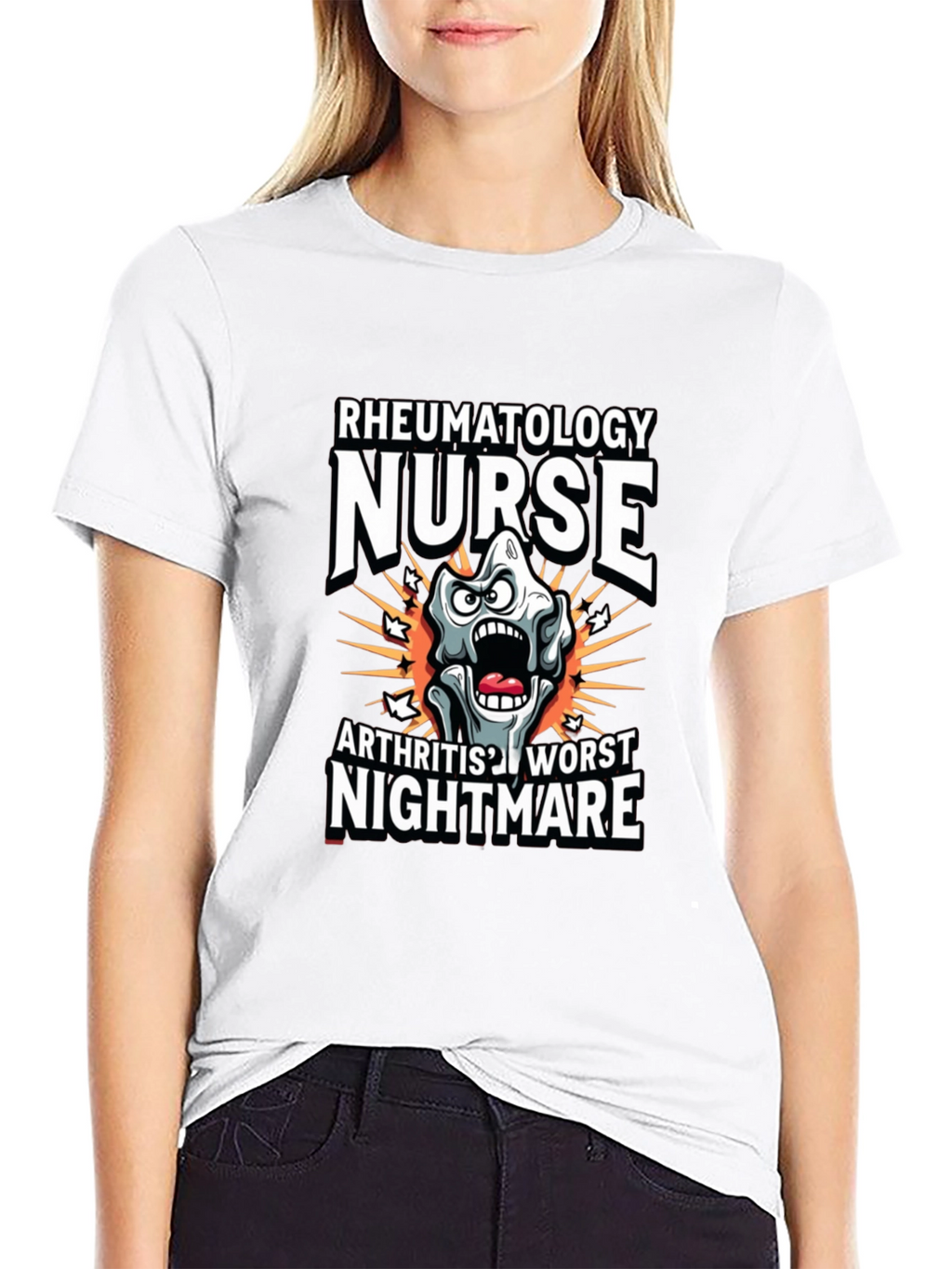 Rheumatology Nurse T-Shirt Arthritis Nightmare