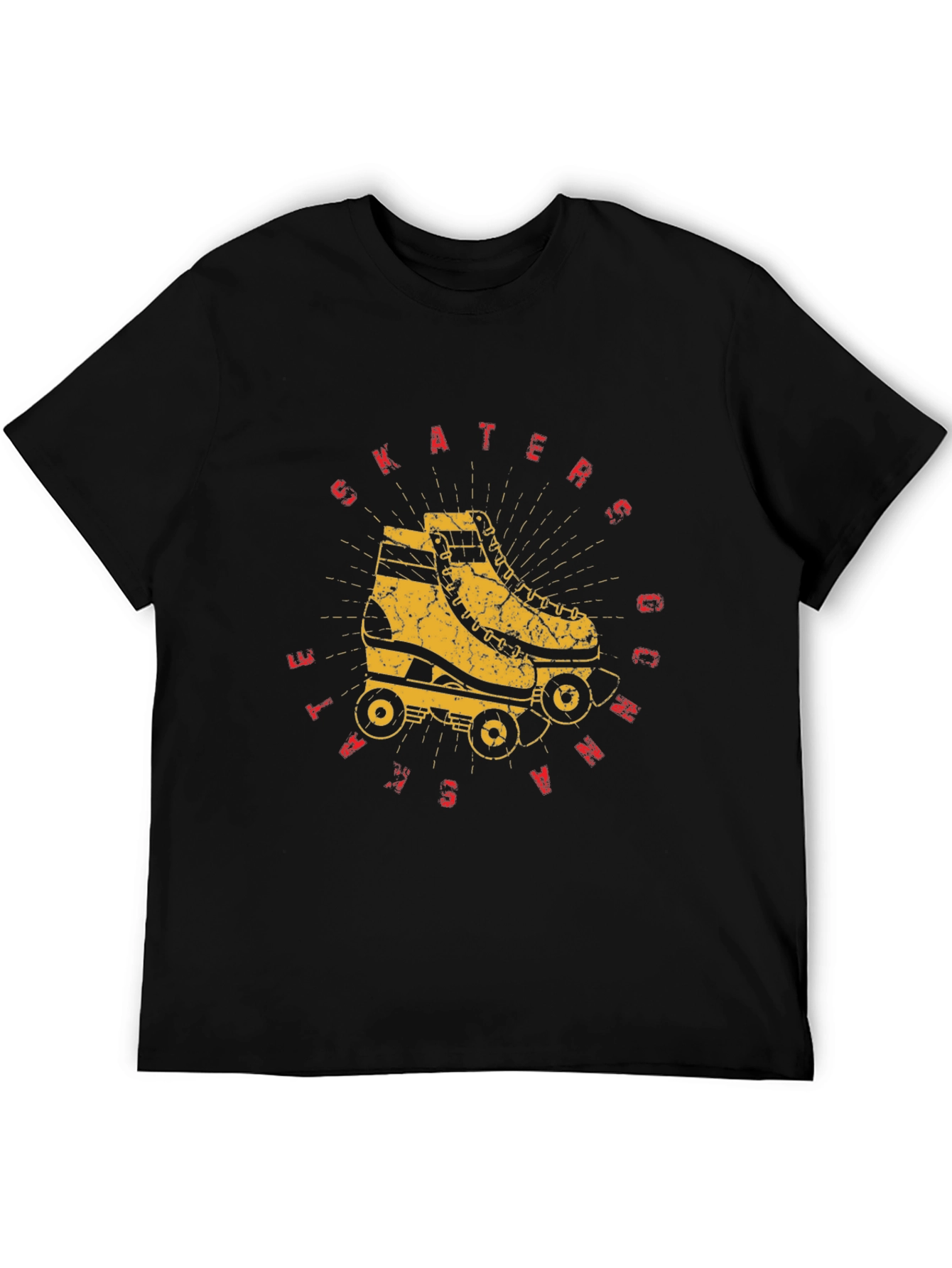 Retro Roller Skater Graphic Tee - Skate or Die!