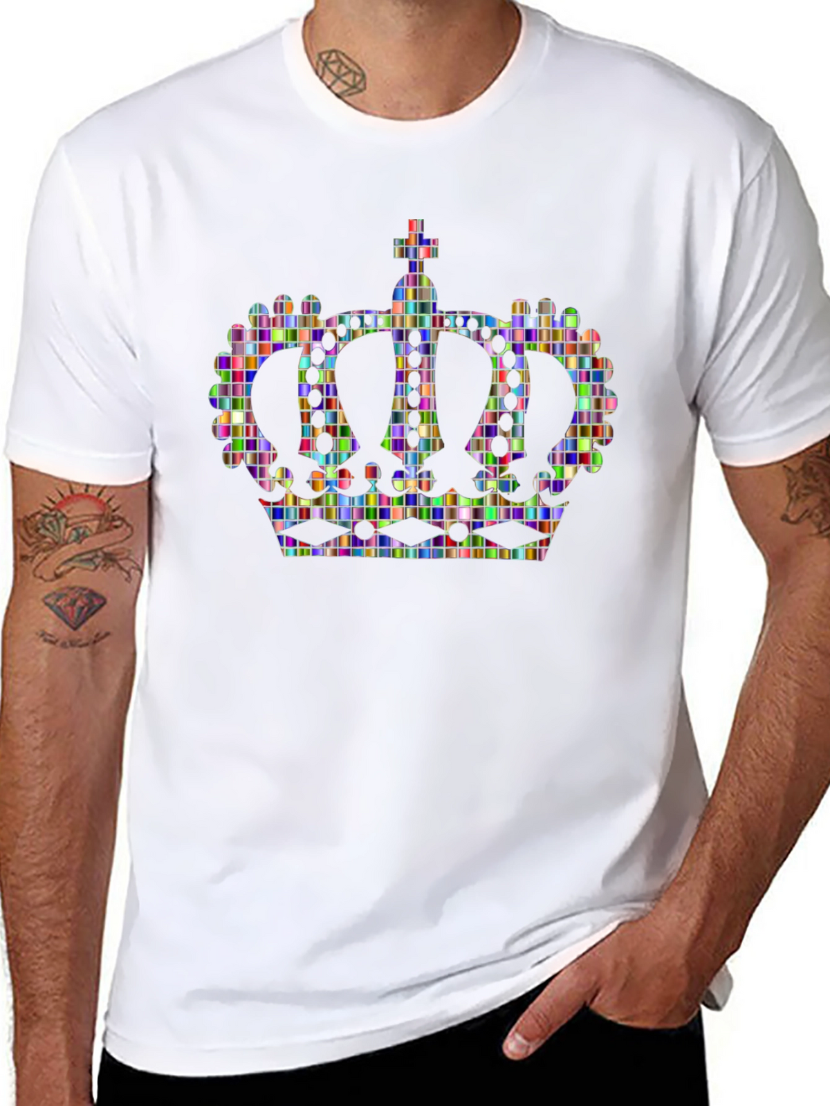 Crown Graphic Black T-Shirt