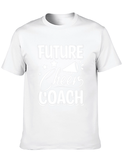 Future Cheer Coach T-Shirt - Black Cotton Tee