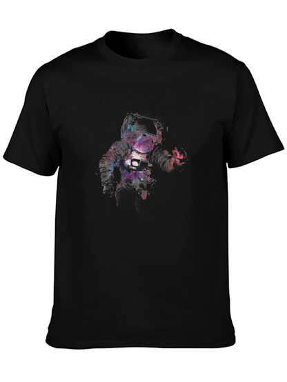 Astronaut Graphic Black T-Shirt