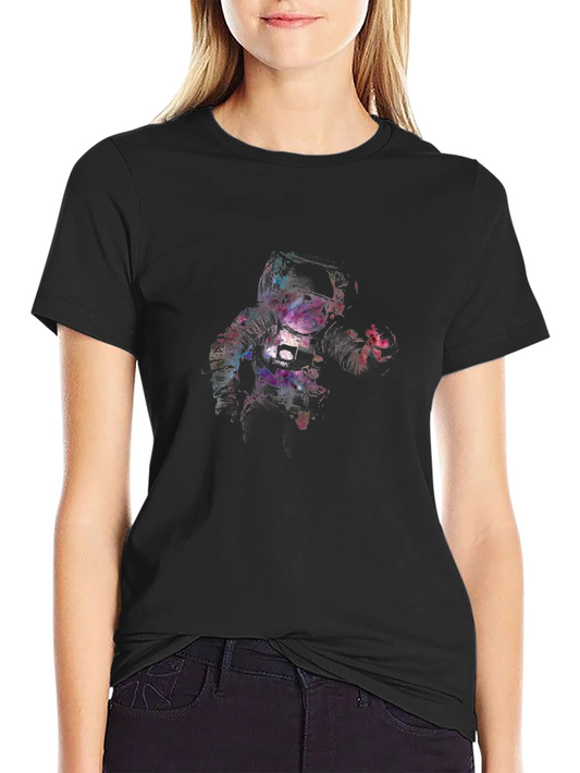 Astronaut Graphic Black T-Shirt