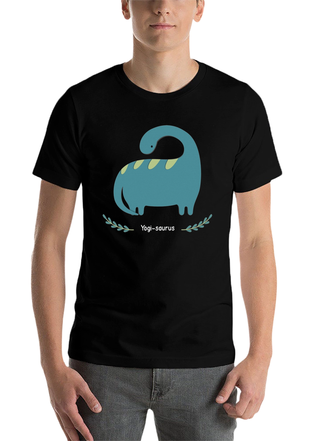 Yogi-saurus Graphic Tee - Cute Dino T-Shirt