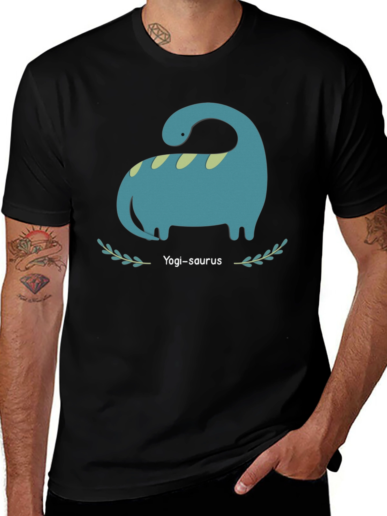 Yogi-saurus Graphic Tee - Cute Dino T-Shirt