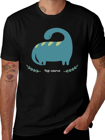 Yogi-saurus Graphic Tee - Cute Dino T-Shirt