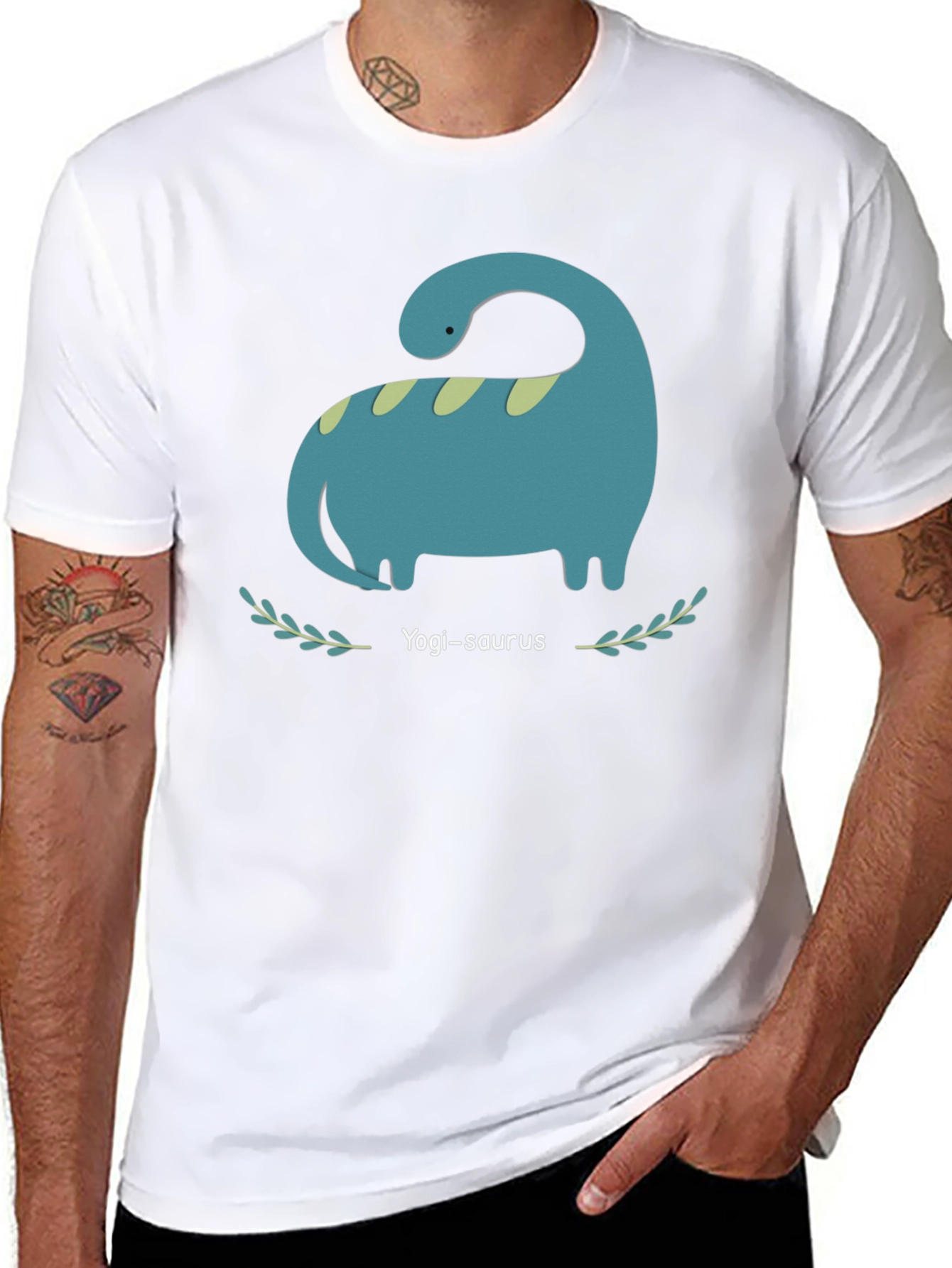 Yogi-saurus Graphic Tee - Cute Dino T-Shirt