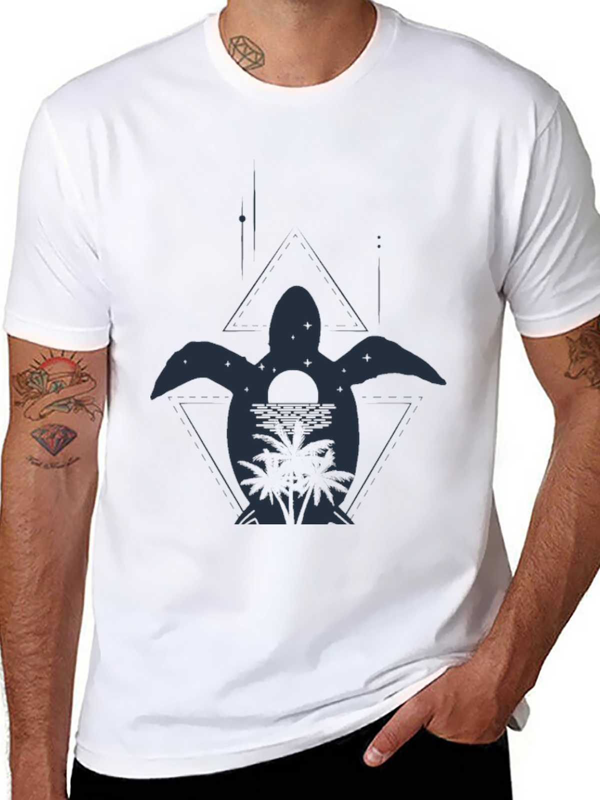 Turtle Island Black T-Shirt