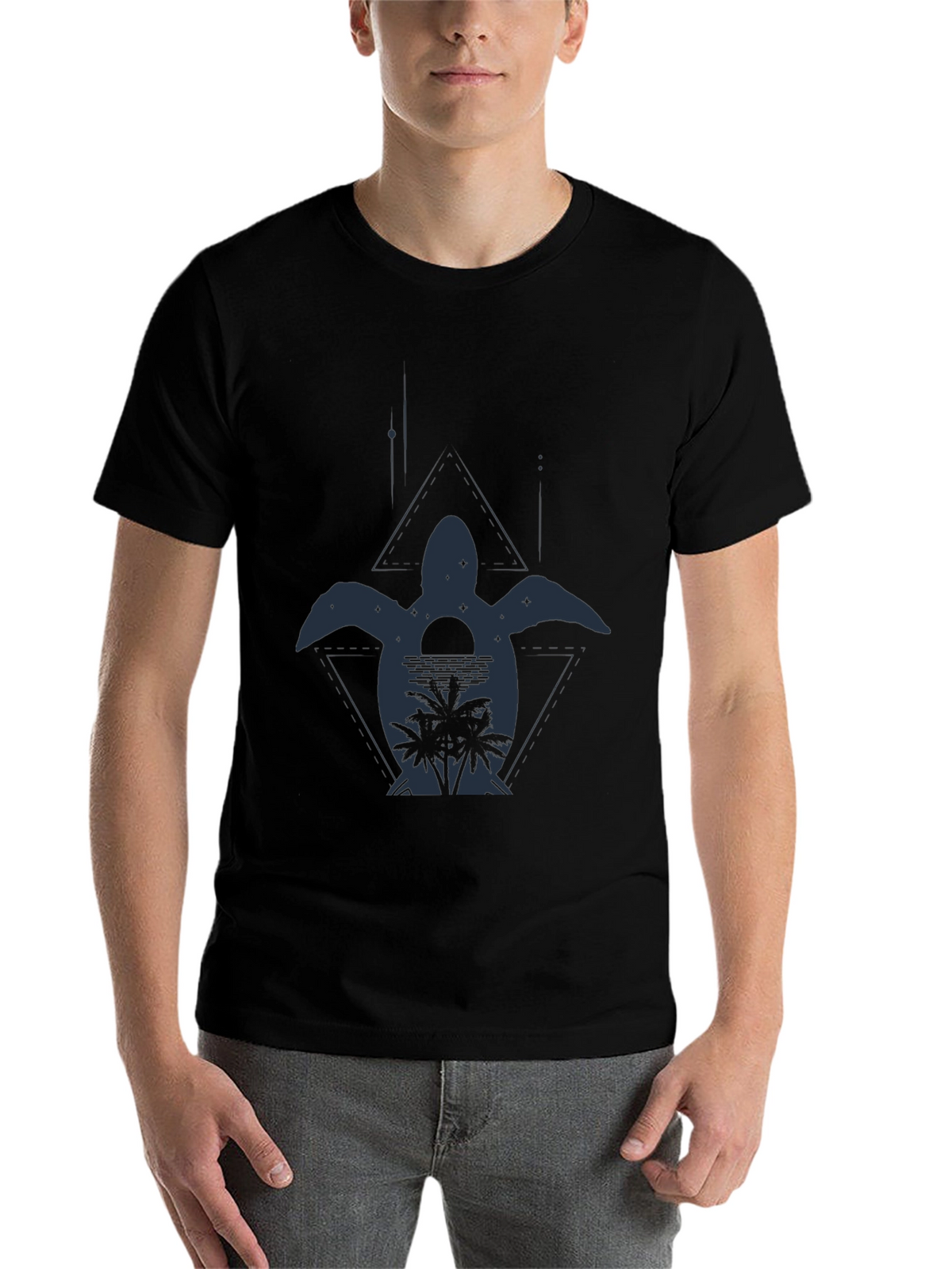 Turtle Island Black T-Shirt