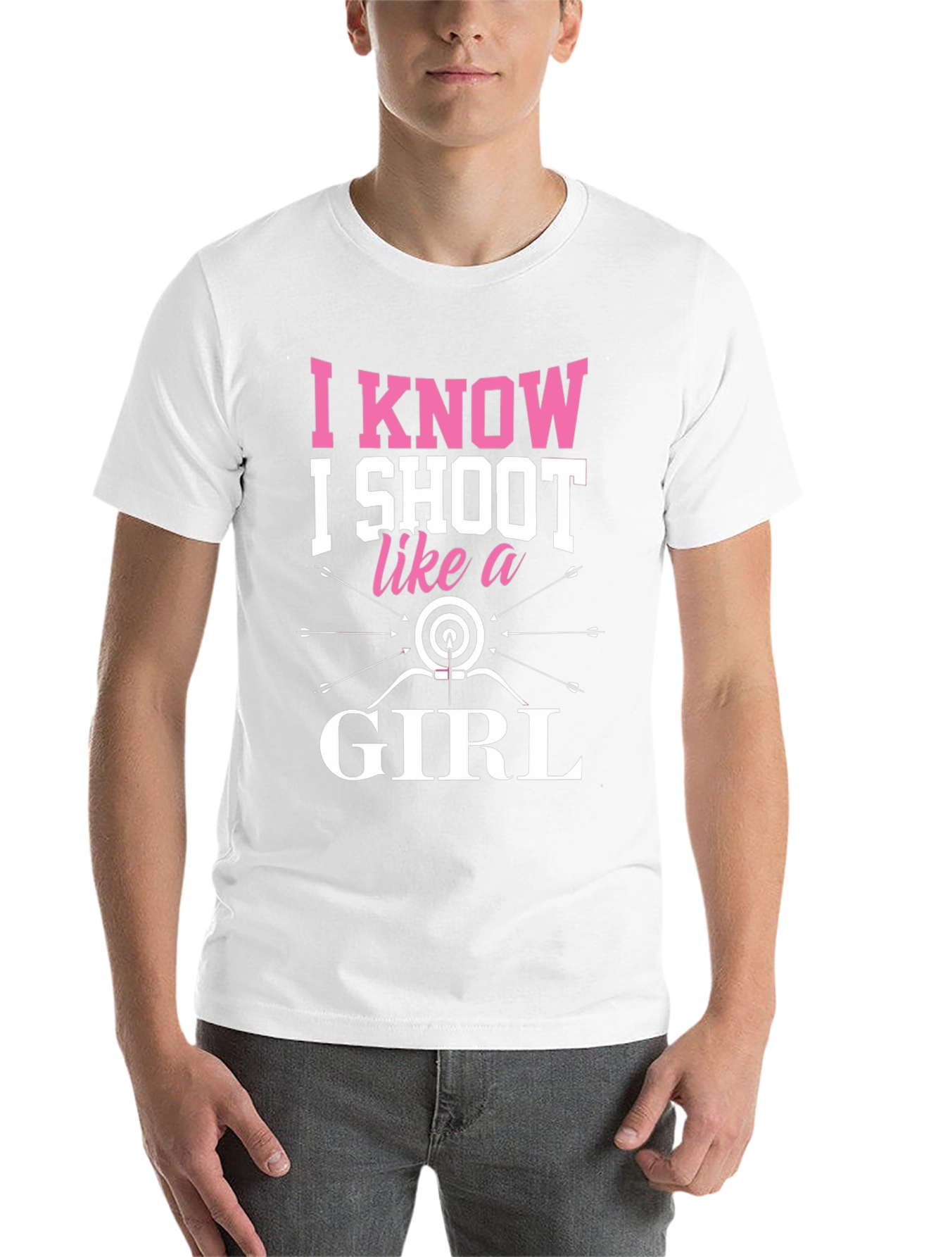 I Know I Shoot Like a Girl Archery T-Shirt