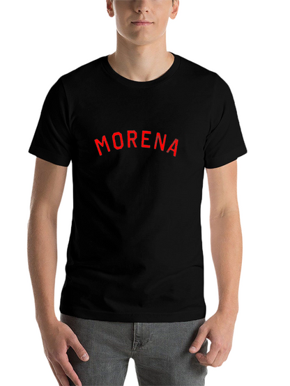 MORENA Graphic T-Shirt - Distressed Print Casual Wear