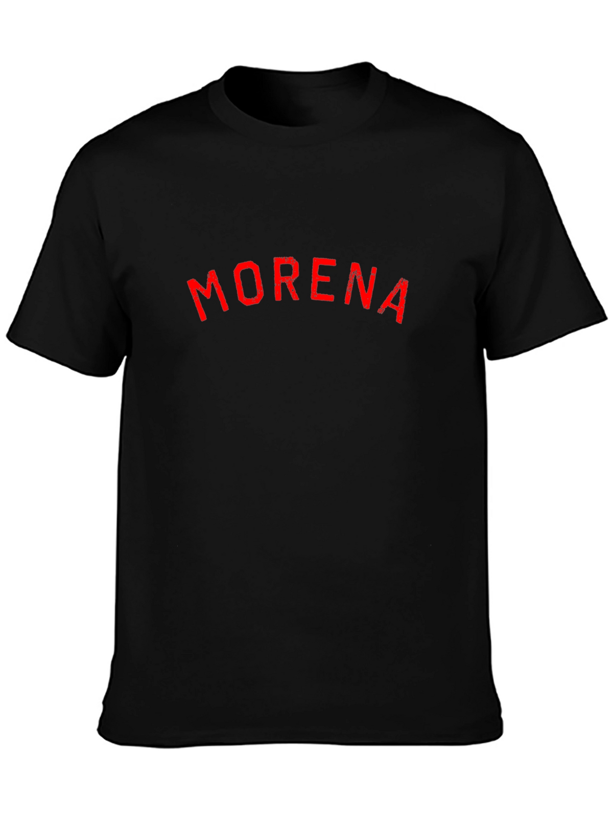 MORENA Graphic T-Shirt - Distressed Print Casual Wear
