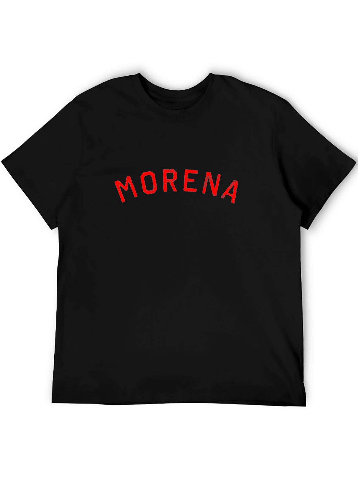MORENA Graphic T-Shirt - Distressed Print Casual Wear