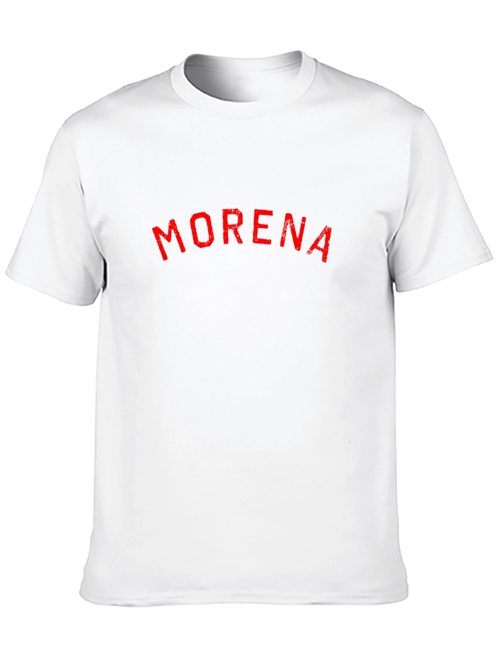 MORENA Graphic T-Shirt - Distressed Print Casual Wear