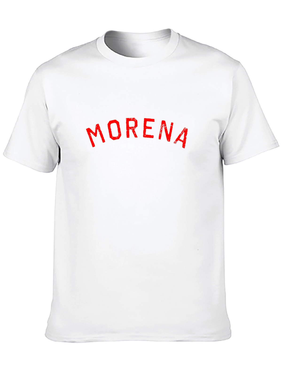 MORENA Graphic T-Shirt - Distressed Print Casual Wear