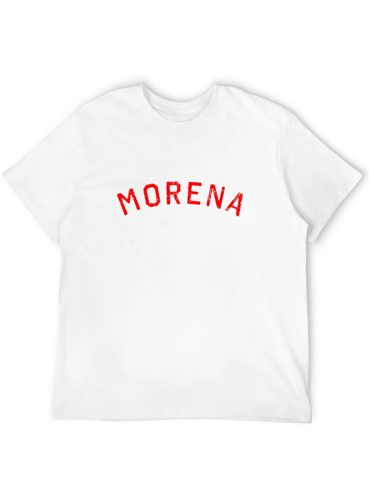 MORENA Graphic T-Shirt - Distressed Print Casual Wear