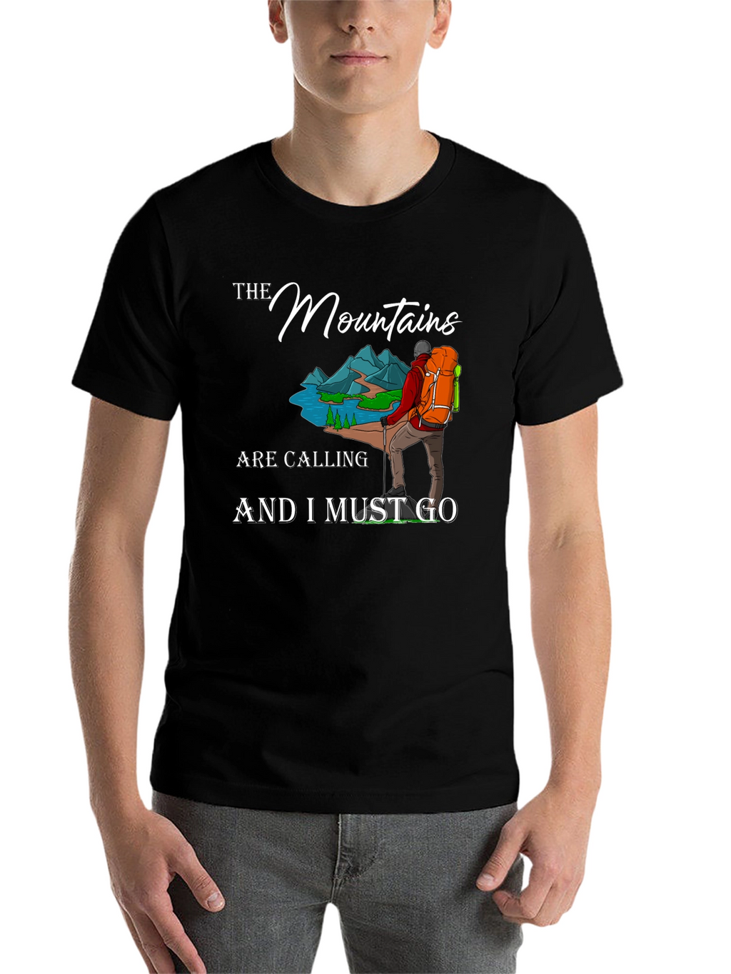 Mountain Calling Graphic Tee - Adventure Awaits!