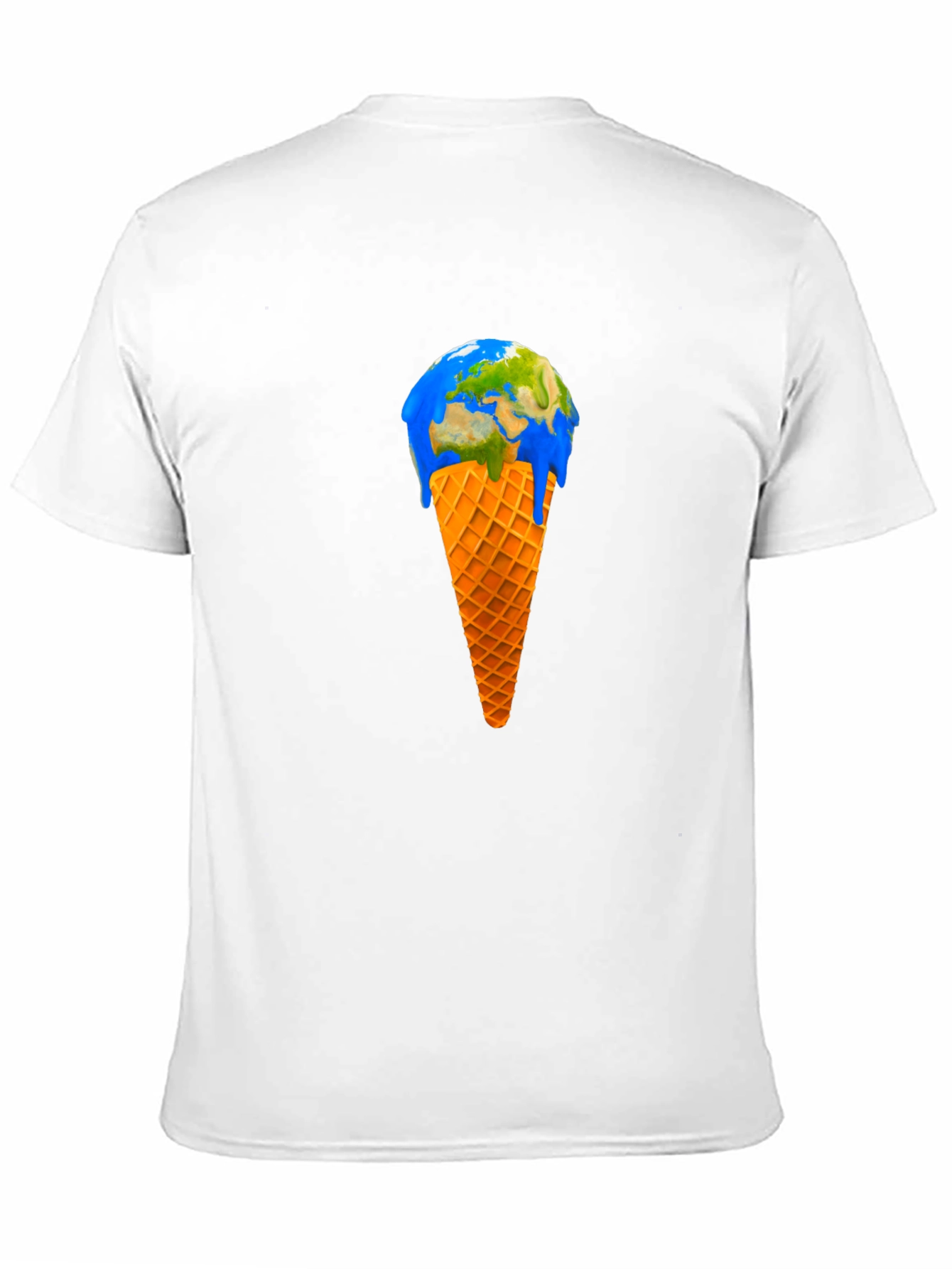 Earth Ice Cream Cone Graphic Tee