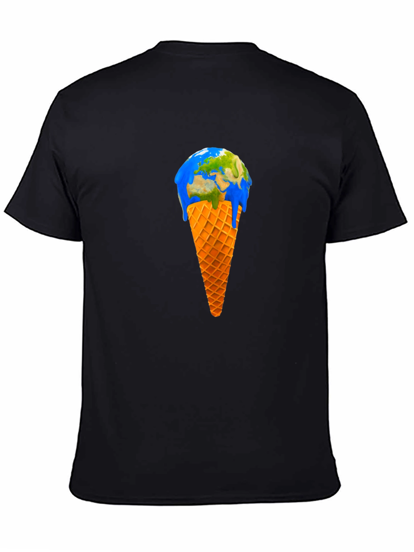 Earth Ice Cream Cone Graphic Tee
