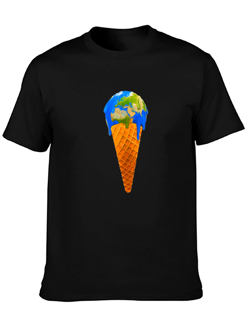 Earth Ice Cream Cone Graphic Tee