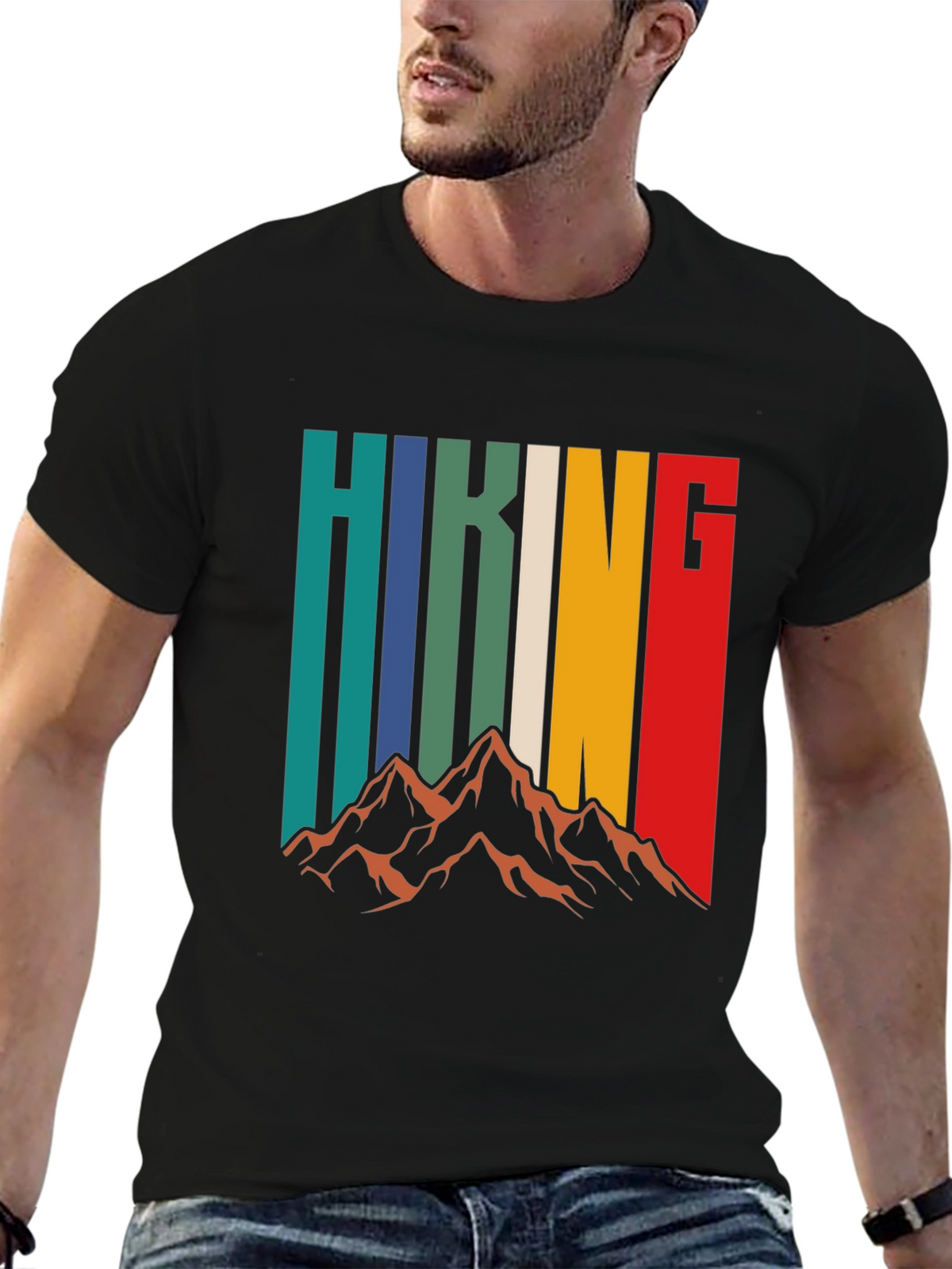 Hiking Adventure Retro Graphic T-Shirt