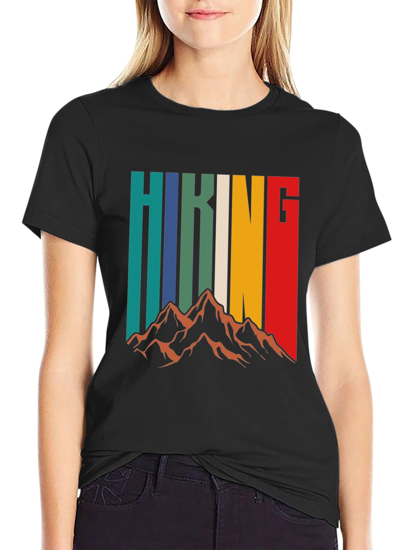 Hiking Adventure Retro Graphic T-Shirt