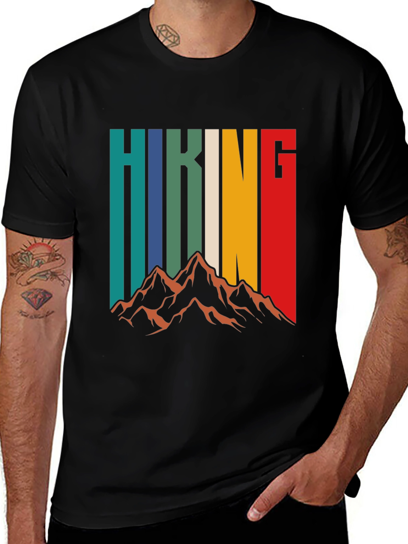 Hiking Adventure Retro Graphic T-Shirt