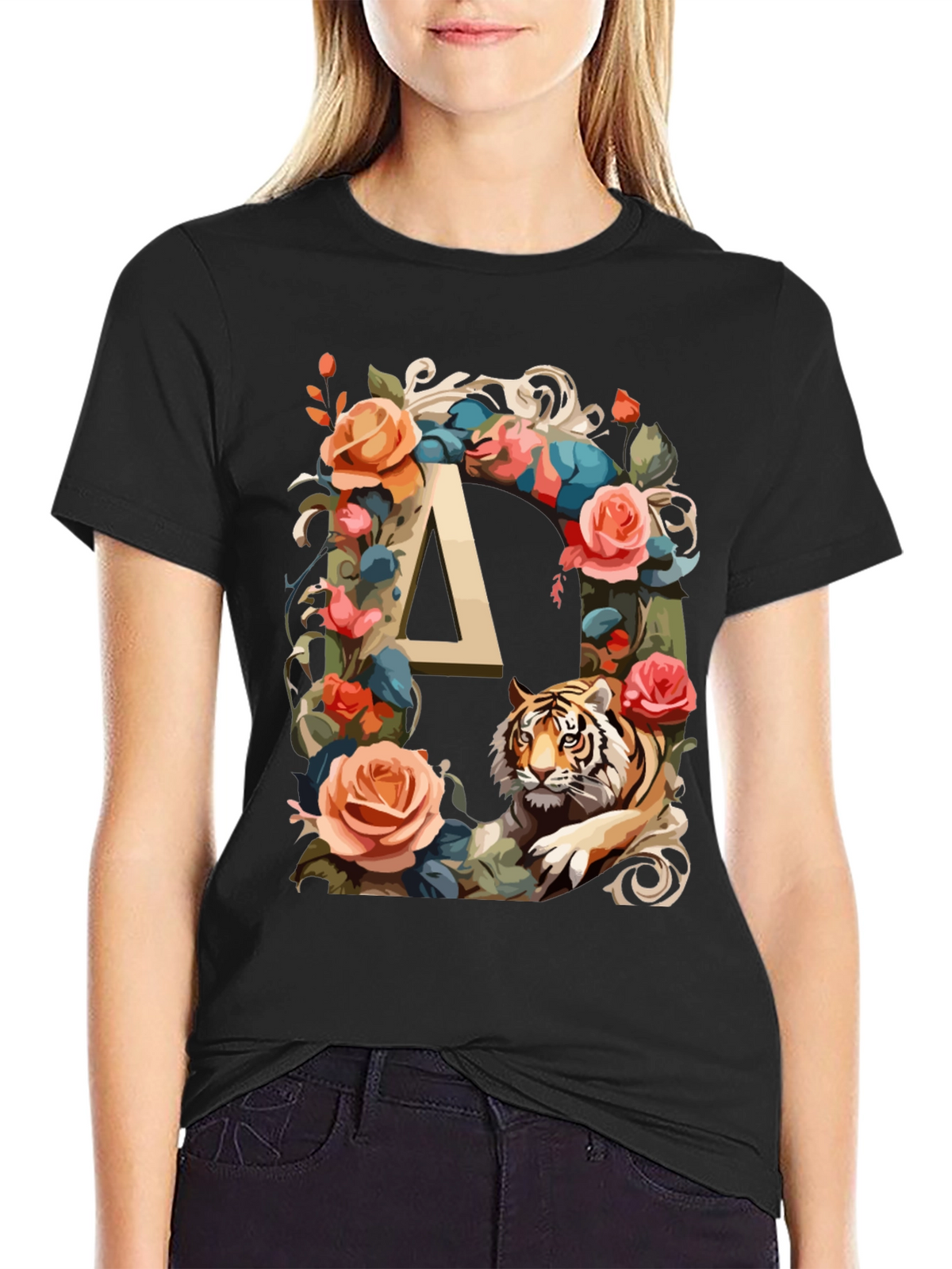 Floral Tiger Delta T-Shirt