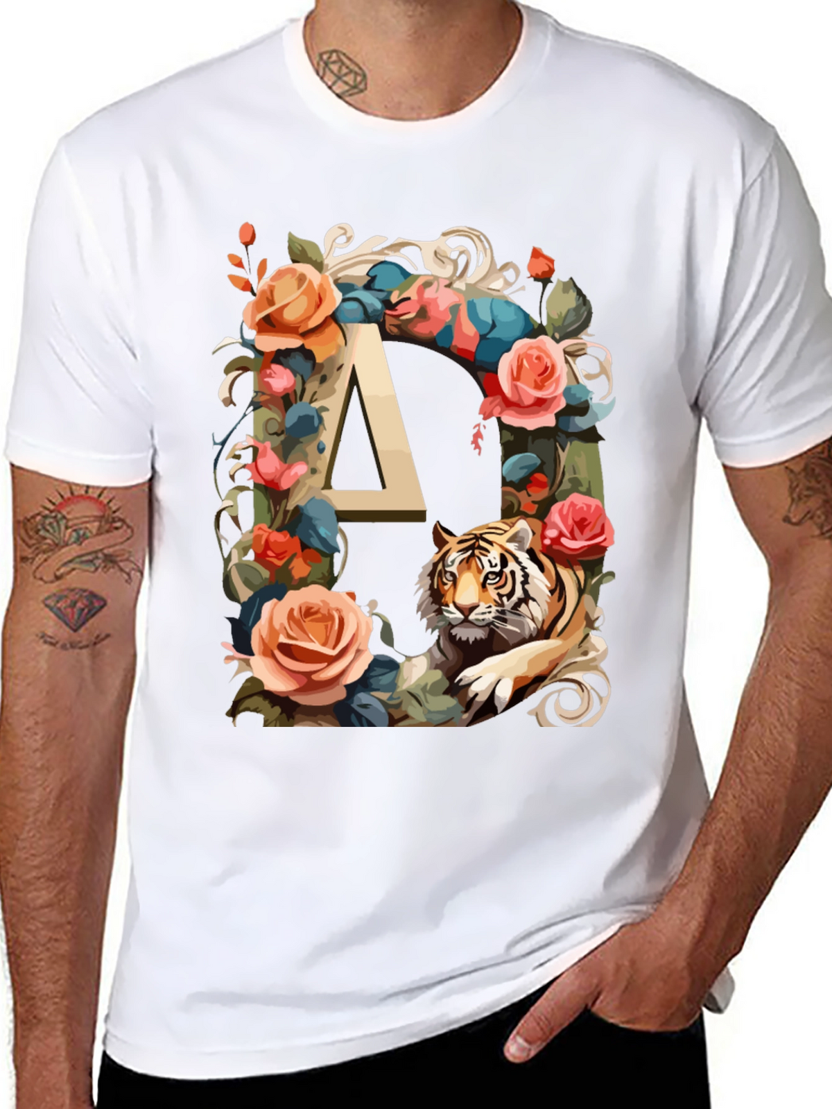 Floral Tiger Delta T-Shirt